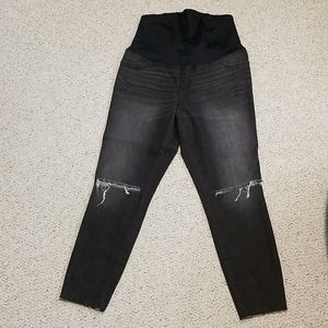 Isabel Maternity Blk Skinny Jeans, Size 12